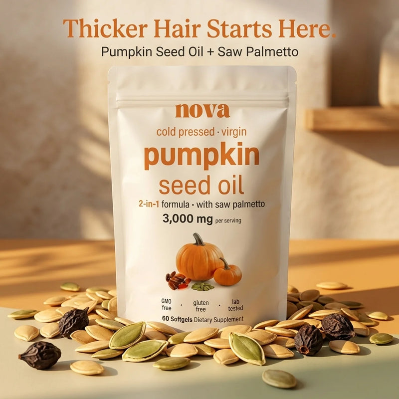 Pumpkin seed oil softgels