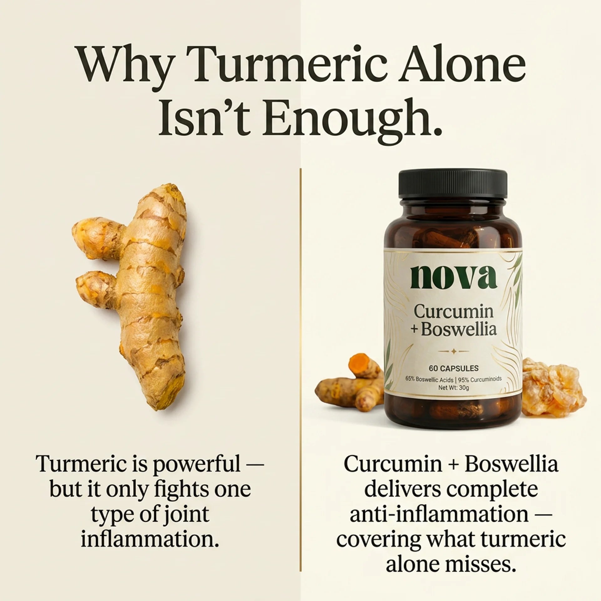 Curcumin + Boswellia Joint Support Capsules